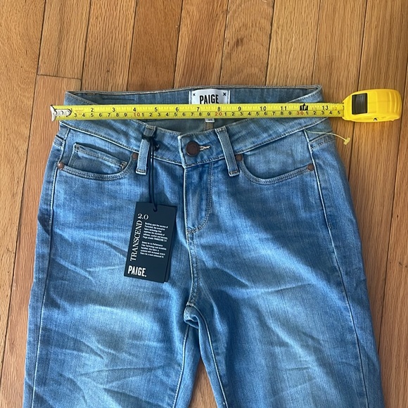 Paige Verdugo Transcend 2.0  Mid Rise light wash Ankle  jeans size 25 NWT - Picture 4 of 11